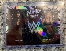 2026 Topps Chrome WWE Family Tree UNDERTAKER & MICHELLE MCCOOL Base #FAM-UM