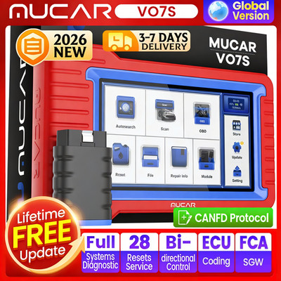 MUCAR VO7 S Auto Full System Diagnostic CANFD Bidirectional Tool OBD2 Scanner