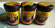 Kodak EKTAR 25 - 3 Rolls Expir 1993 - 35mm Color Print Film - 24 EXP Ultra sharp