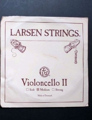 LARSEN STRINGS Cello D Saiten Set Medium ungeöffnet Made in Denmark
