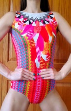 Sylvia P Gymnastics Leotard AS Adult Small Dance Aerialist Competition Costume