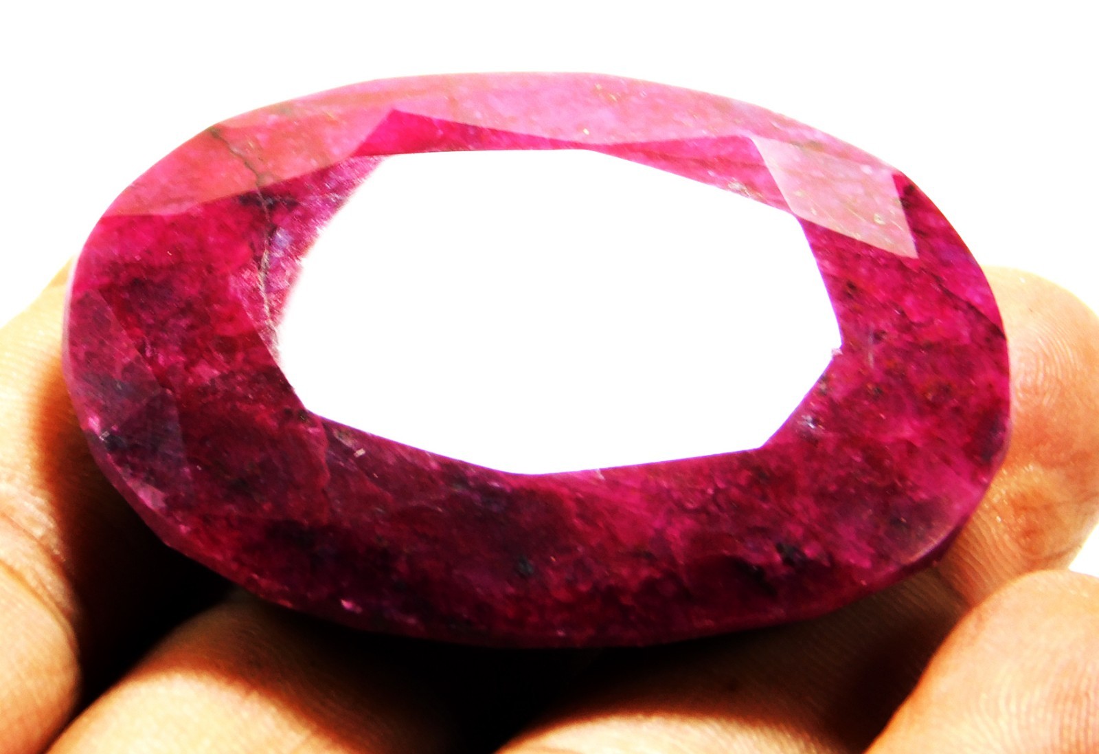 Natural Red Ruby 201.90 Cts Oval Cut Loose Gemstone RD268 | eBay