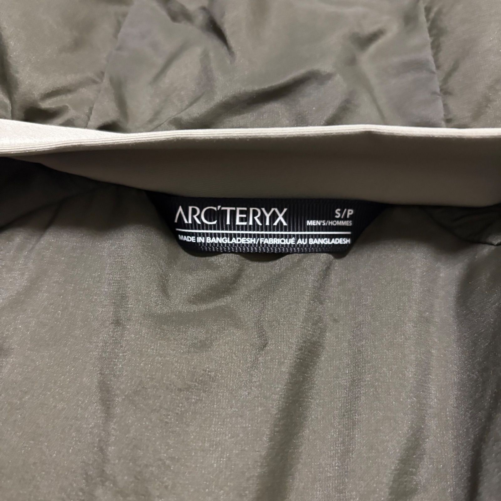Arc'teryx Atom AR Hoody Men's S Khaki Distortion Coreloft image 9