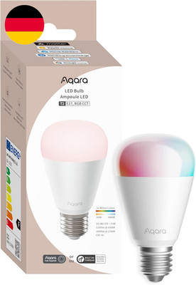 Aqara Led-Glühbirne T2 (E27, RGB CCT), Matter over Thread/Zigbee, Einstellbar We