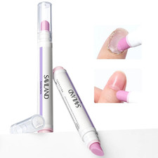 SAVILAND Cuticle Remover Pen Set: 2PCS Ceramic Cuticle Pusher 4.5Ml Cuticle Oi