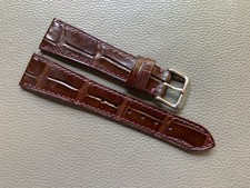 Brown Genuine Leather watch strap band Custom 10..16 17 18 19 20 21 22 23 26mm