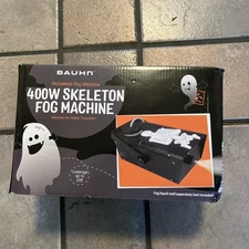 Fog Machine NIB 400W Coffin Skeleton by Bauhn to 15 ft
