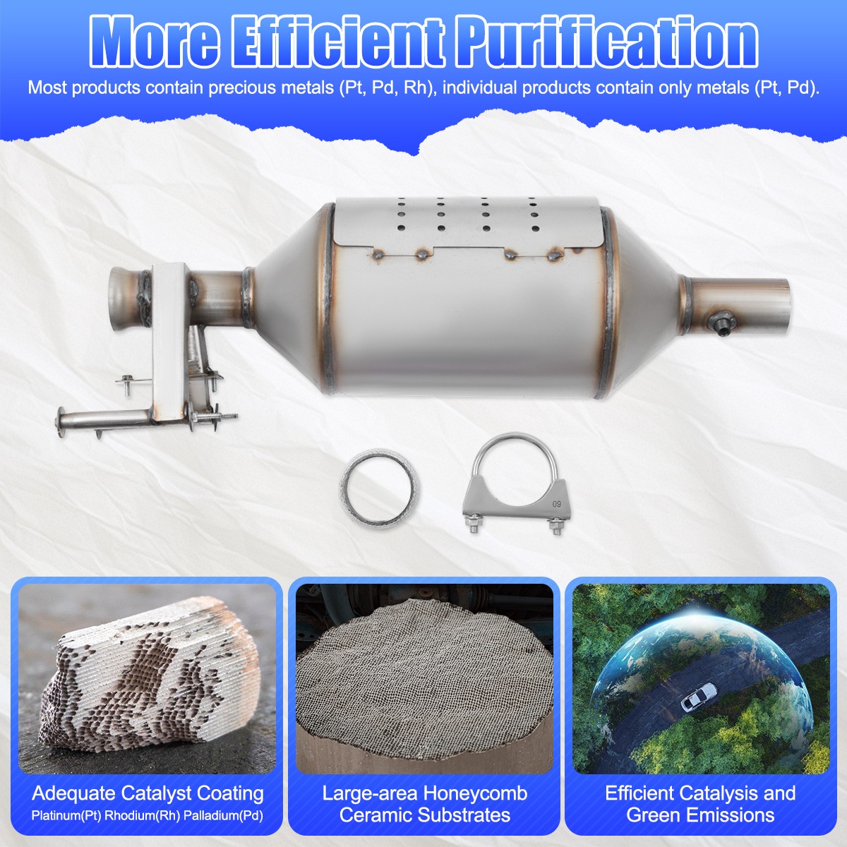 Diesel Particulate Filter DPF For Dodge Sprinter 2500 3500 2007 2008 2009 EPA# thumbnail 8