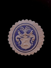 Seal stamp nobility coat of arms heraldry history 5105