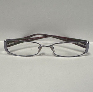 Versace MOD.1084 1029 Purple Rectangular Metal Eyeglass Frames 52-17-135. #37