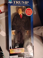 Vintage 2004 Donald Trump 12 Talking Doll The Apprentice Front Box Dmg