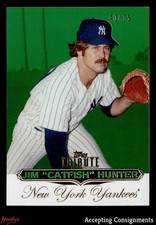 2011 Topps Tribute Green #40 Catfish Hunter 40/75 YANKEES