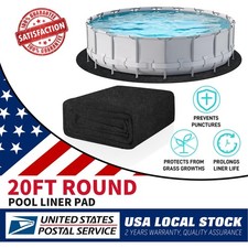 Pool Mat Anti Slip Wear Resistant Round Protector for Inflatable Pools 20ft
