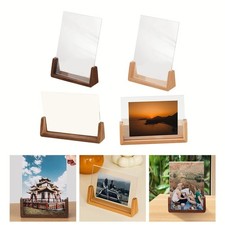 Mostra i tuoi momenti cari con stile con questa cornice in legno massello da 7 p