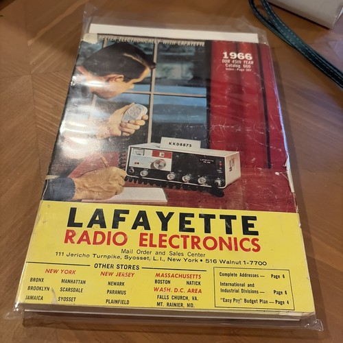 Vintage Lafayette Radio Electronic Catalog 1966 