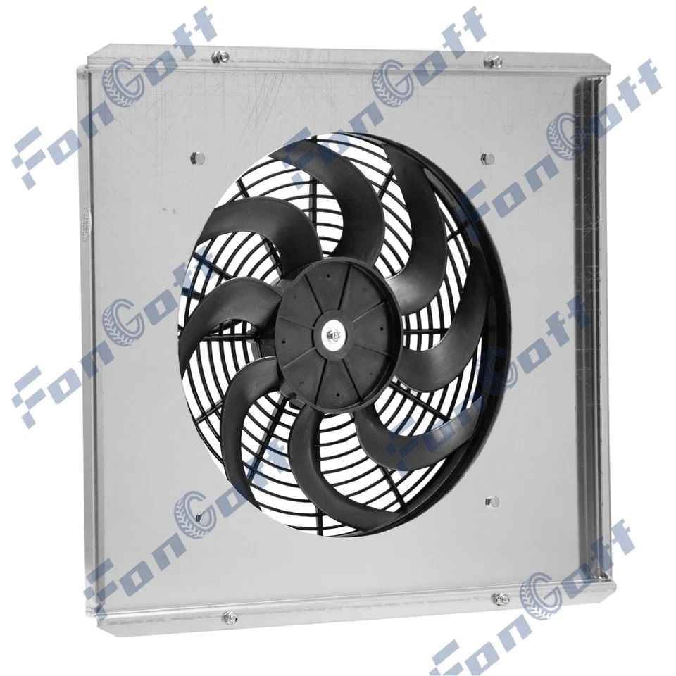 Aluminum Shroud+Fan For 1985-1993 Chevy C20 G10 G20/GMC C1500 G1500 G2500 4.3L - Изображение 3 из 4