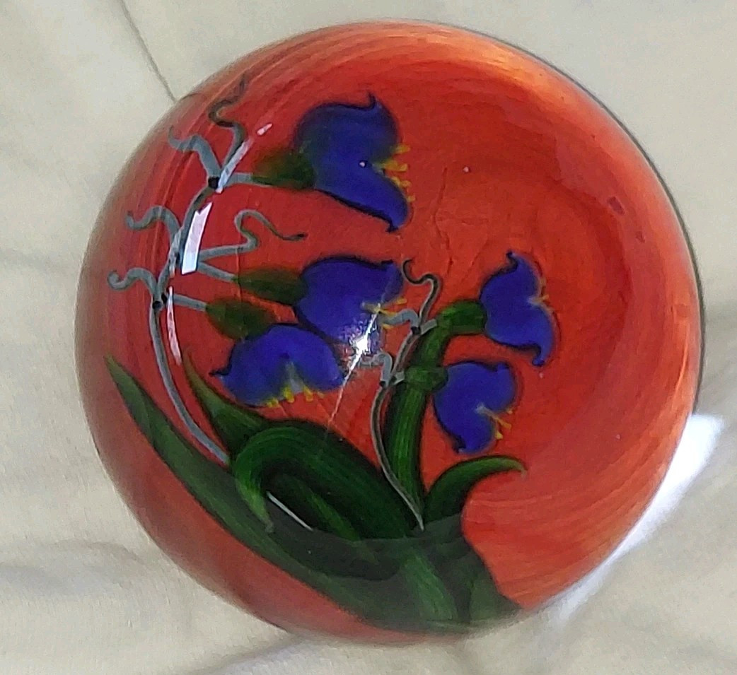 1984 Steven Lundberg Studios Art Glass Paperweight | eBay