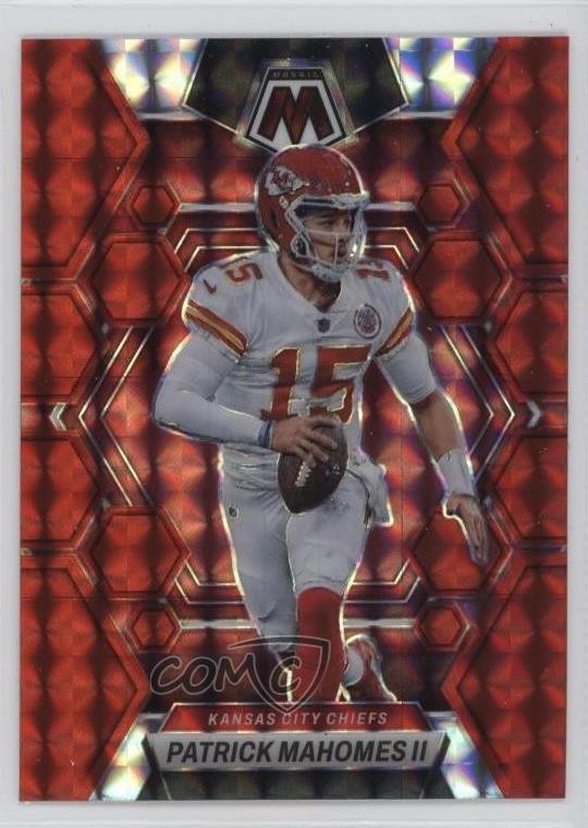 2023 Panini Mosaic Red Mosaic Prizm Patrick Mahomes II #109 07r2