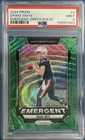 2024 Panini Prizm Drake Maye Emergent Green Wave Rookie #4 PSA 9 Mint Patriots