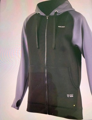 Prolimit SUP Neoprene Zipped Hoody 1.5mm Black/grey Gr. L/52