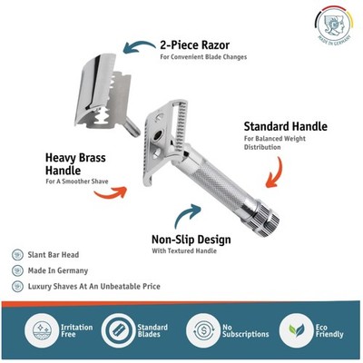 Merkur 37C Double Edge Razor | Precision German Engineering