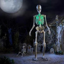 12FT Animated LED Skelly Halloween Skeleton App Controlled LifeEyes Yard Decor