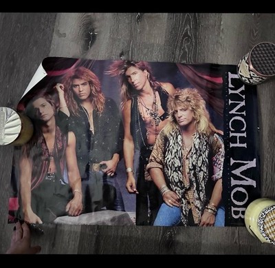 Lynch Mob  1980s Rare In-Store Display Poster