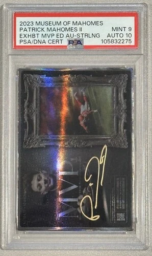 2023 Museum Of Mahomes  Patrick Mahomes POP 1 RARE Gold Ink Auto PSA 9/10 🔥