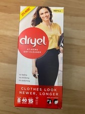 DRYEL At Home Dry Cleaner Refill Kit, 8 Loads, Booster Spray, 15 Minutes Clean