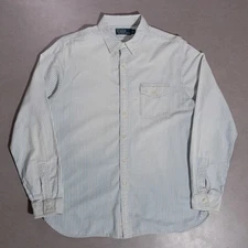 VTG Polo Ralph Lauren Striped US-RL Naval Surplus Button Shirt Men's Large