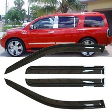 4X Window Wind Deflector for Nissan Armada 2005-2015 Outside Mount 94134