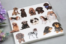 cute dog PET stickers, adorable dog breeds themed sticker Die Cut Stickers