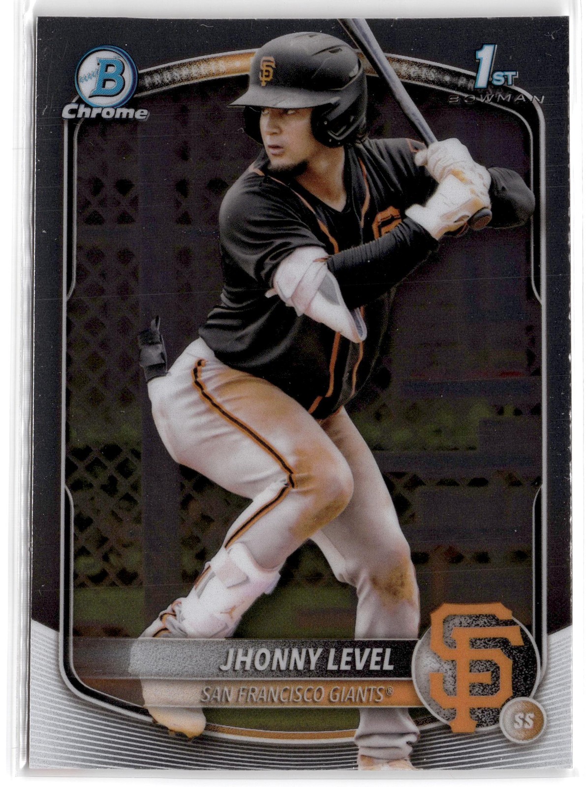 2025 Bowman Jhonny Level #BCP-147 Chrome Prospects 1st Bowman Giants