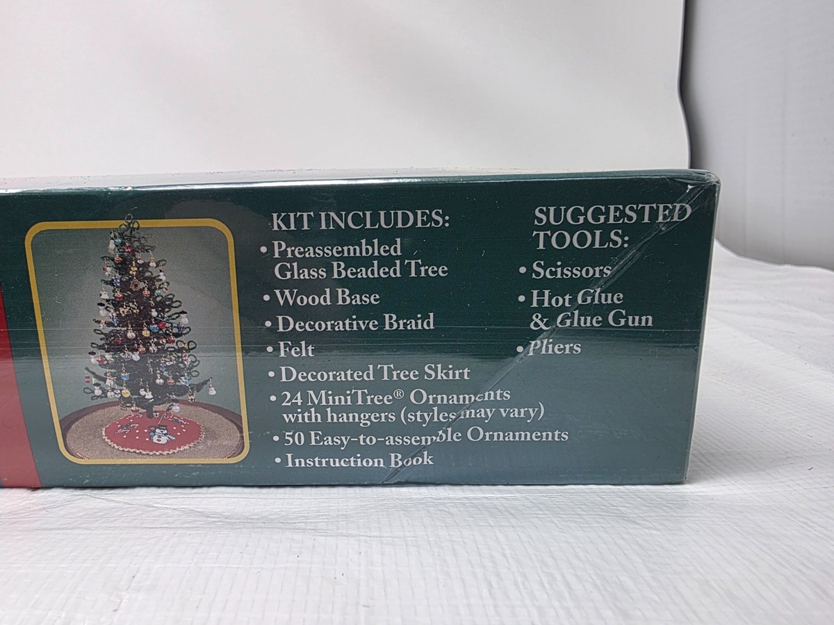 Westrim Preassembled Glass Beaded Mini Christmas Tree Basic