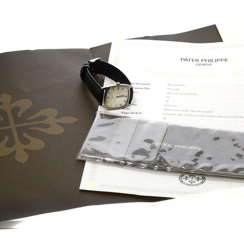 PATEK PHILIPPE 3566 28mm WG Silver #C12103