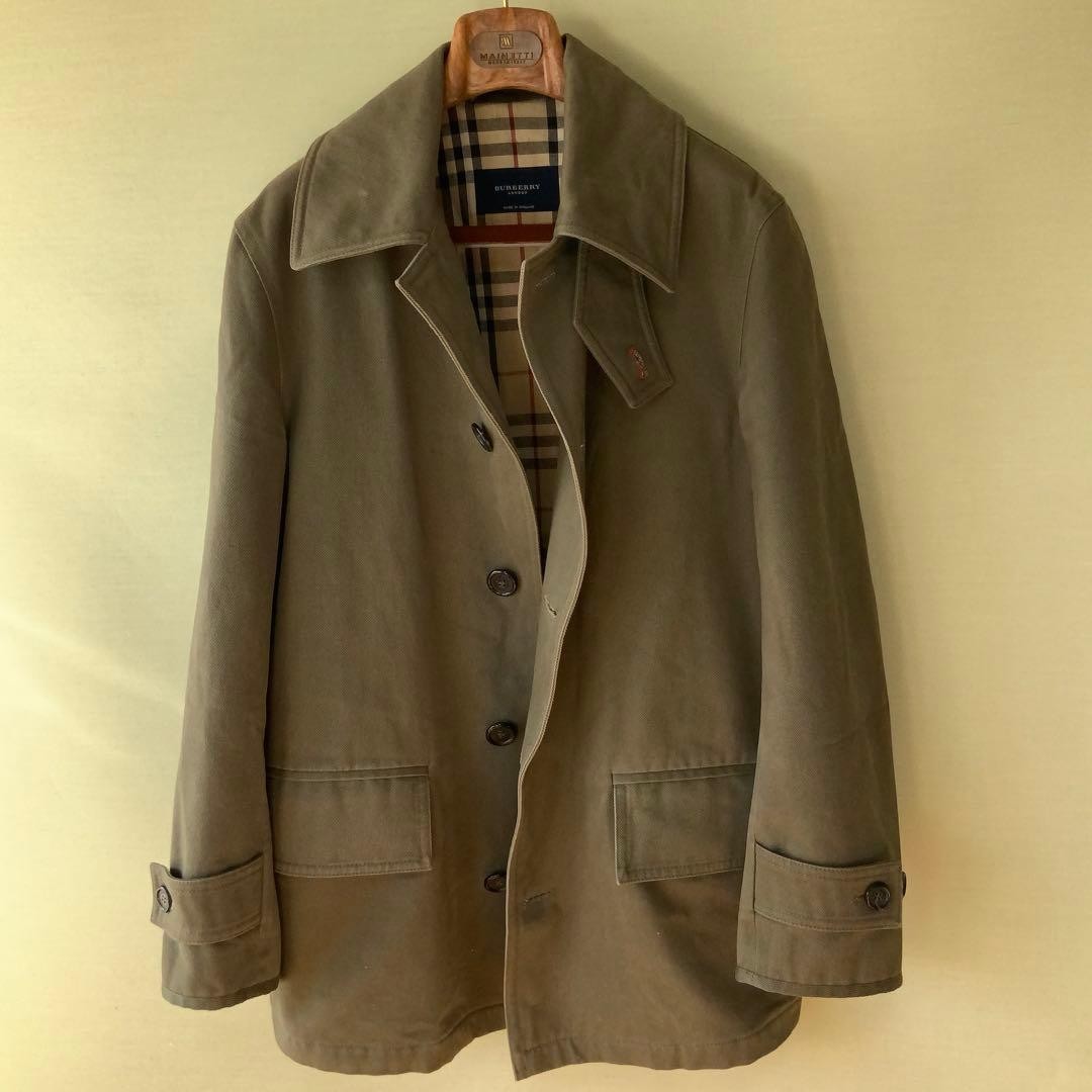 Burberry Field Jacket size 46 British cotton olive Vintage rare Men's From Japan thumbnail 24