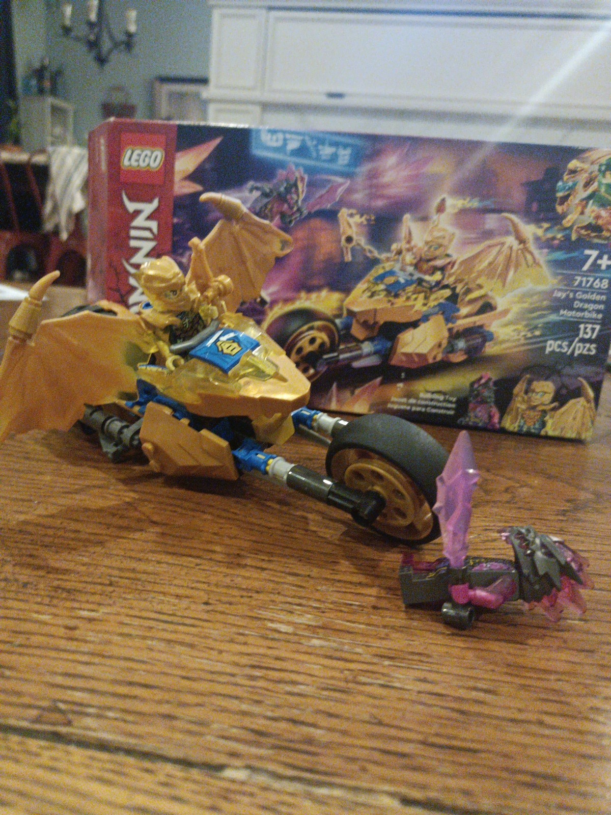 Lego Jay's Golden Dragon Motorbike 71768 NINJAGO Minifigure