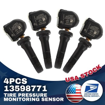 Premium TPMS 13598771 Tire Pressure Monitoring Sensor 4PCS For GMC Cadillac US