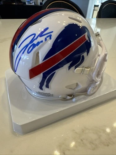 Josh Allen Autographed Mini Helmet Buffalo Bills 5 Star Authenticated COA