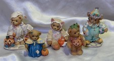 Lot Of 5 Halloween Cherished Teddies Stacie, Tabitha,Jeanette, 4005844, Adelaide