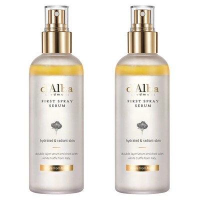 d'Alba White Truffle First Spray Serum Set Hydrated Radiant 2x 180ml ea NEW