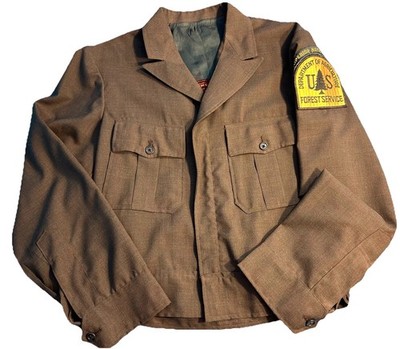 Vtg Uniform Superior National Forest MN Forestry Uniform Jacket Maier Lavaty Co.