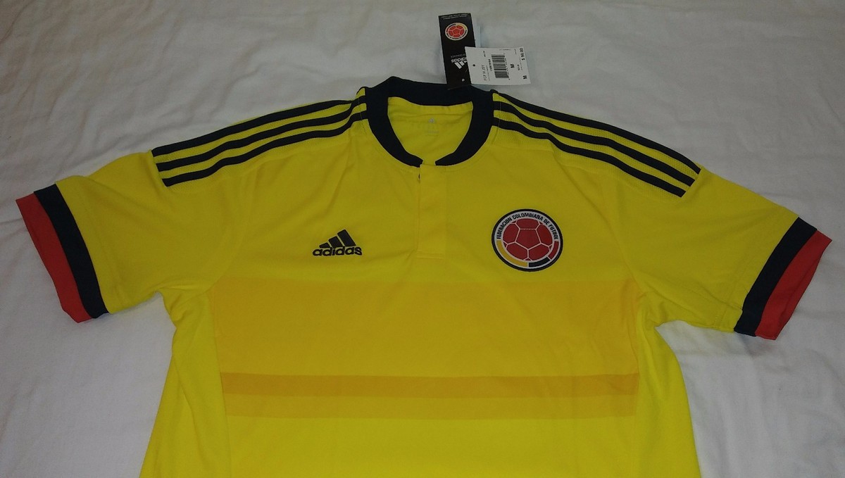 2015 2016 SELECCION COLOMBIA FCF ADIDAS XL JERSEY JAMES RODRIGUEZ