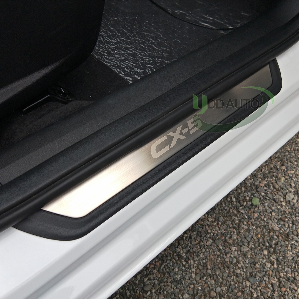 For Mazda CX5 CX- 5 Door Sill Guard Pedal Protector Plate Cover Trim 2017-2025