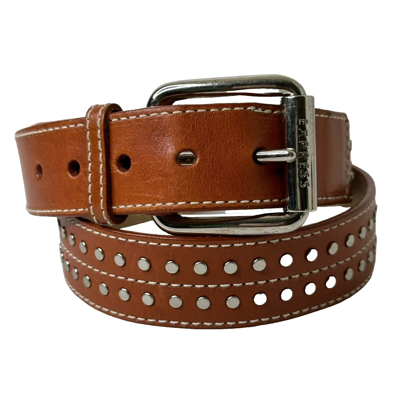 Express Leather Solid Belts for Women