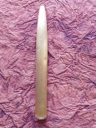 Rare Vintage Rotring Push Ballpoint Pen Brushed steel Gold tone - 第 4/15 張圖片