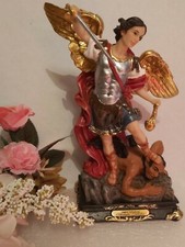 Archangel Saint Michael Statue 8"(h) New 