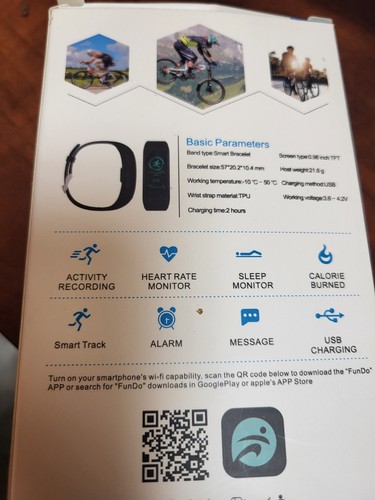 NIB Smart Bracelet Fitness Tracker - Picture 4 of 5