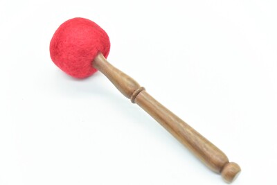 9'' Long Felted Mallet-goner-striker for Tibetan Singing Bowl/Gong Hand Made