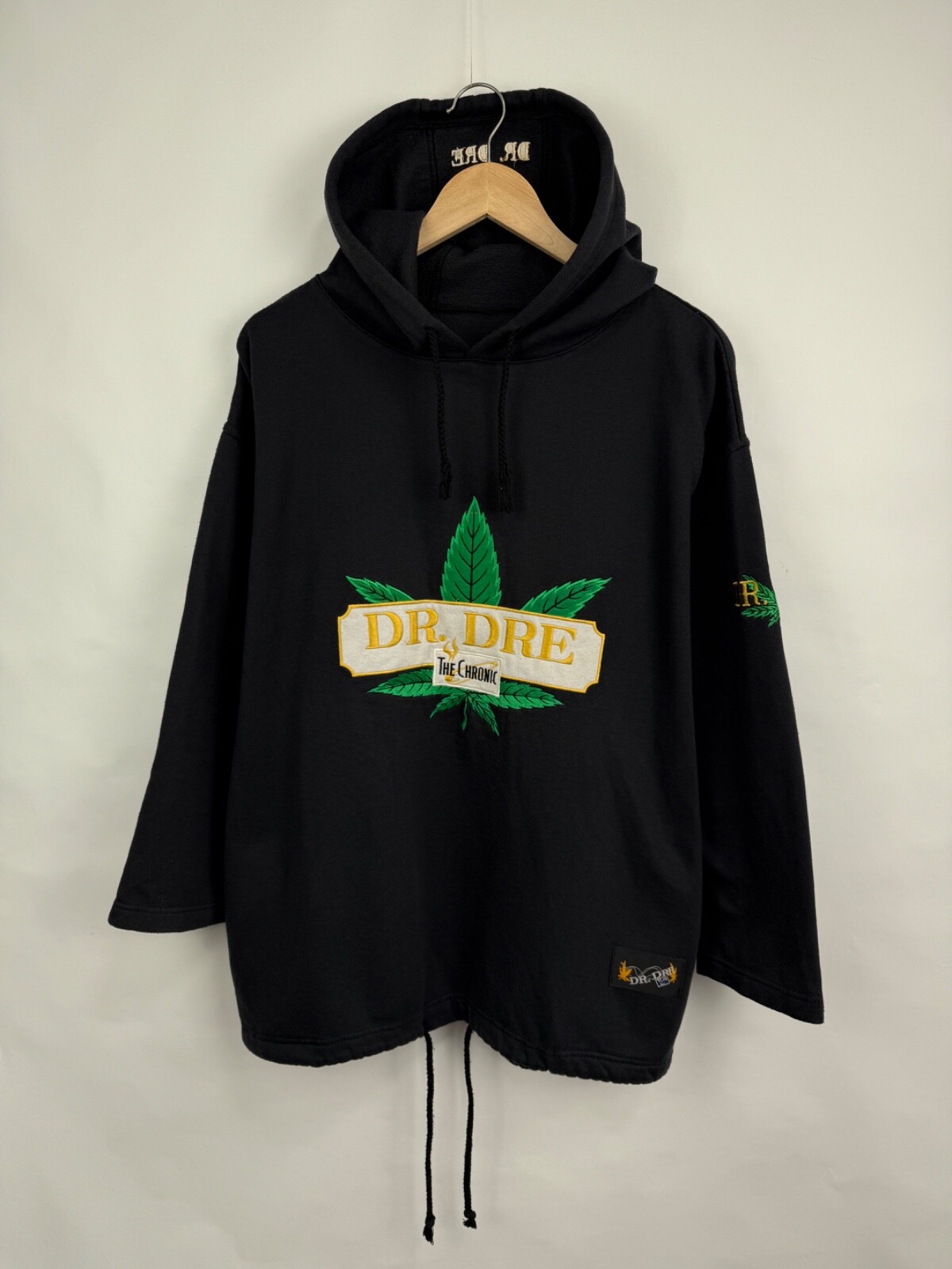 FILA ?? Felpa con cappuccio vintage anni 90 Dr Dre The Chronic Death Row Records taglia L colore nero